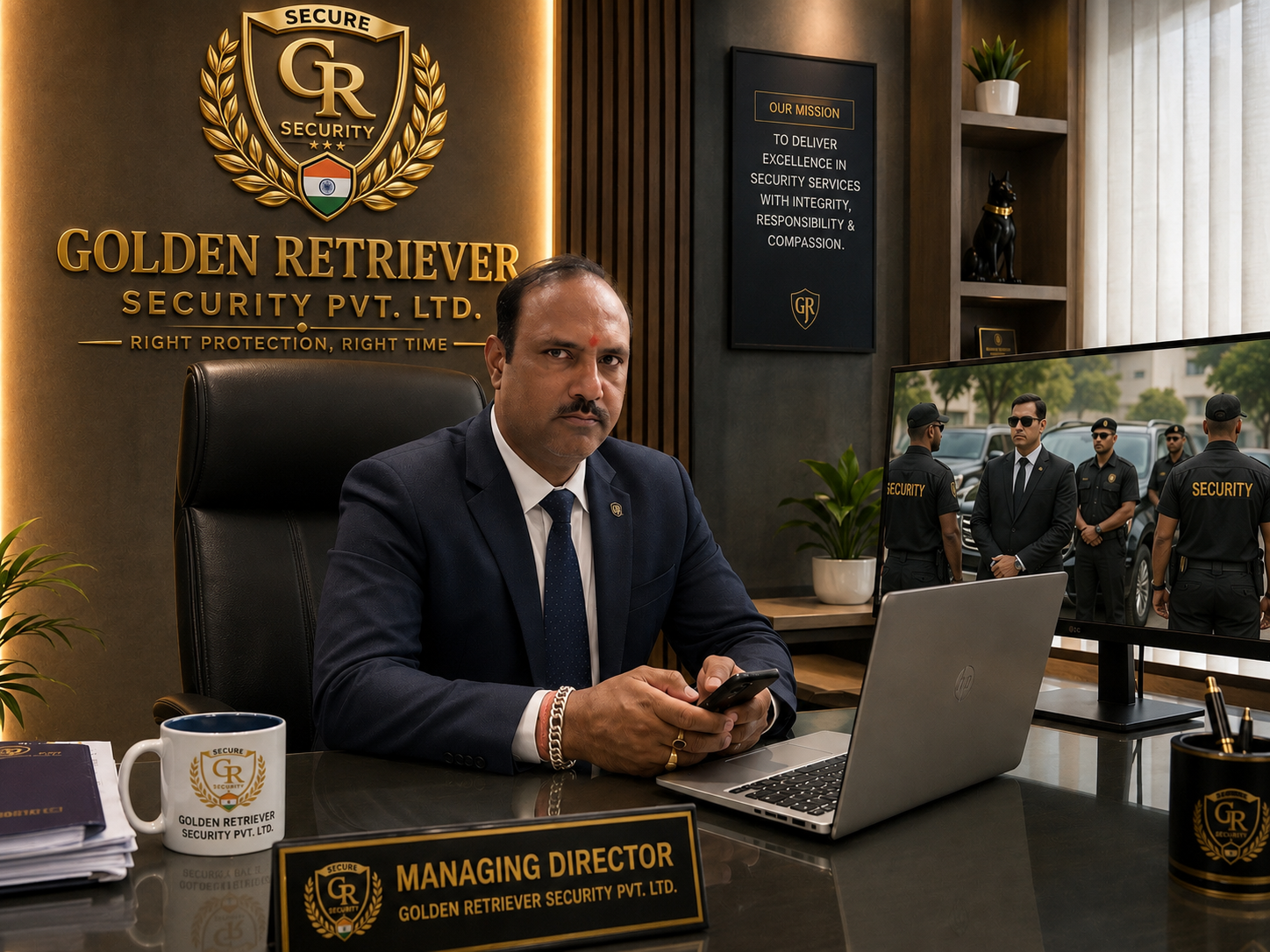 Managing Director of Golden Retriever Security Pvt. Ltd.